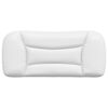 vidaXL Headboard Cushion White
