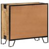 vidaXL Sideboard Brown Solid Mango Wood Rectangular Industrial Style