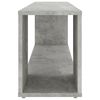vidaXL TV Cabinet Concrete grey Engineered wood Medium TV Cabinet
