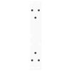 vidaXL Dining Table Leg Set of 2 White Powder-Coated Steel Adjustable