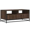 vidaXL Coffee Table Brown Oak Engineered Wood, Metal Medium Coffee Table