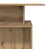 vidaXL Reception Desk Artisan Oak Engineered Wood 39.4 in Reception Desk
