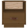 vidaXL Bedside Cabinet Honey Brown