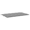 vidaXL Garden Bench Cushion Set of 2 Gray Oxford fabric (100% polyester)
