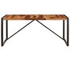 vidaXL Dining Table Brown and black