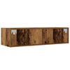 vidaXL TV Cabinet Old wood Engineered wood 39.4 x 14.0 x 9.8 in