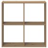 vidaXL Bookcase Artisian Oak Engineered Wood Medium Bookcase