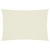 vidaXL Sunshade Sail Oxford Fabric Rectangular 9.8x16.4' Cream