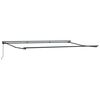 vidaXL Awning Frame Retractable Manual Anthracite 196.9"x 118.1