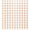 vidaXL Wine Rack for 120 Bottles 44.3x9.1x48.6" Solid Wood Pine