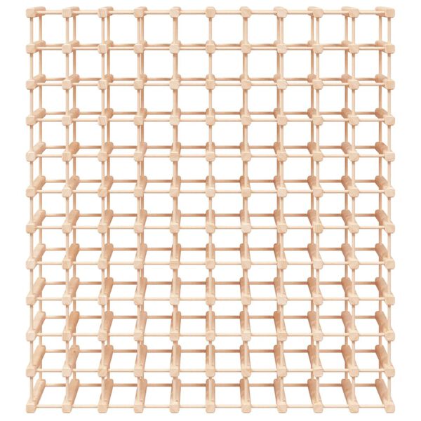 vidaXL Wine Rack for 120 Bottles 44.3x9.1x48.6" Solid Wood Pine