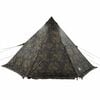 vidaXL Family Tent Tipi 8-Person Camouflage Waterproof