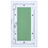 vidaXL Access Panel White 25 x 45 cm Aluminium and Plasterboard