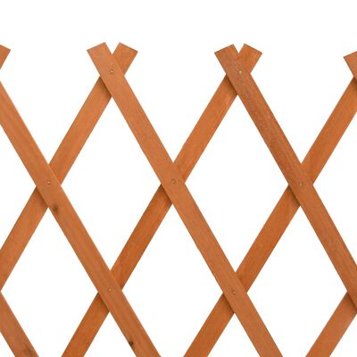 vidaXL Garden Trellis Fence Orange 59.1"x31.5" Solid Firwood