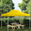 vidaXL Party Tent Roof 13.1x9.8' Yellow 2.95 oz/ft²