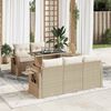 vidaXL Garden Sofa Set Beige
