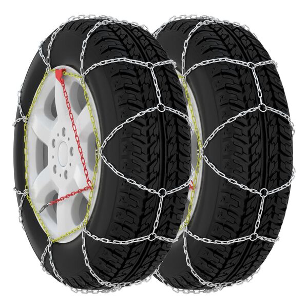 vidaXL Car Tyre Snow Chains 2 pcs 0.63 " SUV 4x4 Size 450