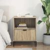 vidaXL Bedside Table Sonoma oak 49 x 36 x 61 cm Engineered wood