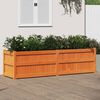 vidaXL Garden Planter Wax Brown Solid Pine Wood Large Decorative Inlays