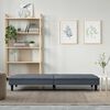 vidaXL Sofa Bed Dark Grey Velvet, Plywood, Plastic, Foam Standard