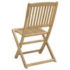 vidaXL Garden Chair Set of 4 Light Brown Solid Acacia Wood Normal