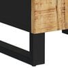 vidaXL Bathroom Cabinet Black, Natural Wood