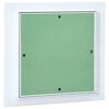 vidaXL Access Panel White 11.8"x 11.8" Aluminium and Plasterboard