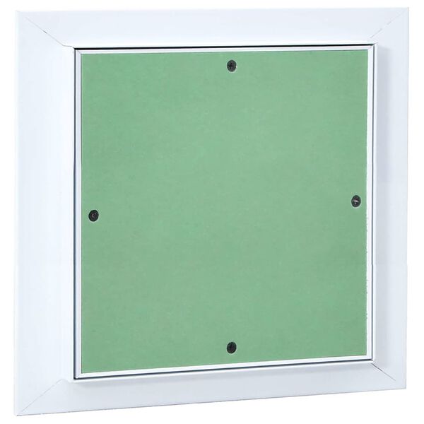 vidaXL Access Panel White 11.8"x 11.8" Aluminium and Plasterboard