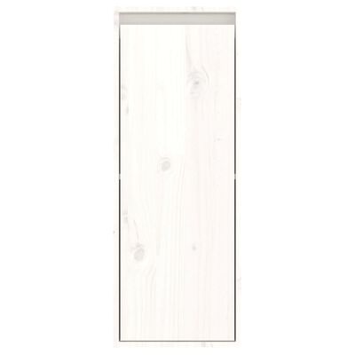 vidaXL Wall Cabinets 2 pcs White 11.8"x11.8"x31.5" Solid Wood Pine