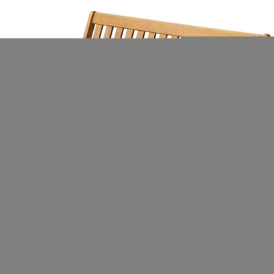 vidaXL Folding Patio Bench 47.2" Solid Acacia Wood