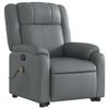 vidaXL Stand Up Massage Recliner Chair Grey