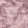 vidaXL Shaggy Rug Dusty Pink Polyester 39.4 in Non-slip Area Rug