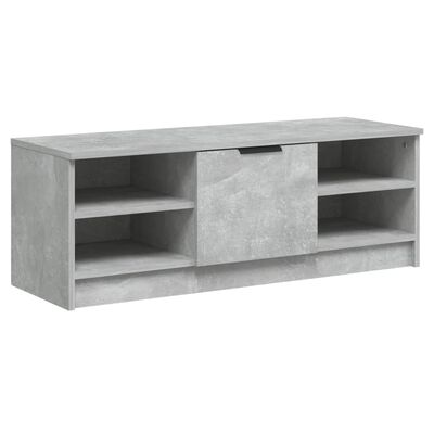 vidaXL TV Stand Concrete Gray 40.2"x14"x14.4" Engineered Wood