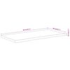 vidaXL Table Top Natural wood Solid Acacia wood 31.5 x 15.7 in