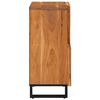 vidaXL Sideboard Brown Solid Acacia wood, steel Compact Sideboard
