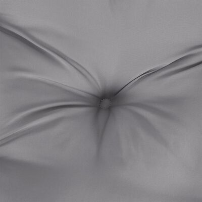 vidaXL Pallet Cushion Gray Fabric