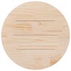 vidaXL Table Top Ø35.4"x1" Solid Wood Pine