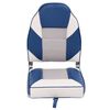 vidaXL Boat Seat with High Back Foldable 15.4x16.9x22.8"