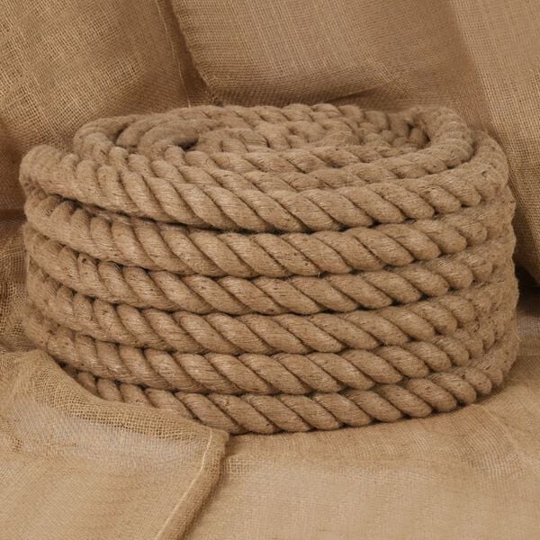 vidaXL Jute Rope 16.4 ' Long 1.97 " Thick