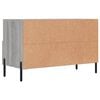 vidaXL TV Cabinet Grey Sonoma Engineered wood, iron Medium Storage