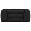 vidaXL Headboard Cushion Black