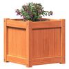 vidaXL Garden Planter Set of 2 Wax Brown Solid Pine Wood Medium