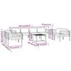 vidaXL Garden Lounge Set Anthracite Aluminum Large Modular
