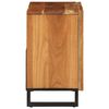 vidaXL Bathroom Sink Cabinet Brown Solid Acacia wood, Iron Medium