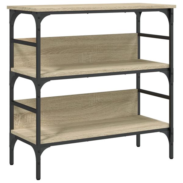 vidaXL Console Table Sonoma oak Engineered wood 29.5 x 12.6 x 29.5 in