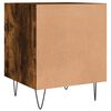 vidaXL Bedside Cabinet Smoked Oak Engineered Wood Compact