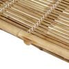 vidaXL Sunlounger Natural Bamboo Bamboo Extra Large
