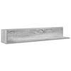 vidaXL Wall Shelf Gray Sonoma Engineered Wood Medium Wall Shelf