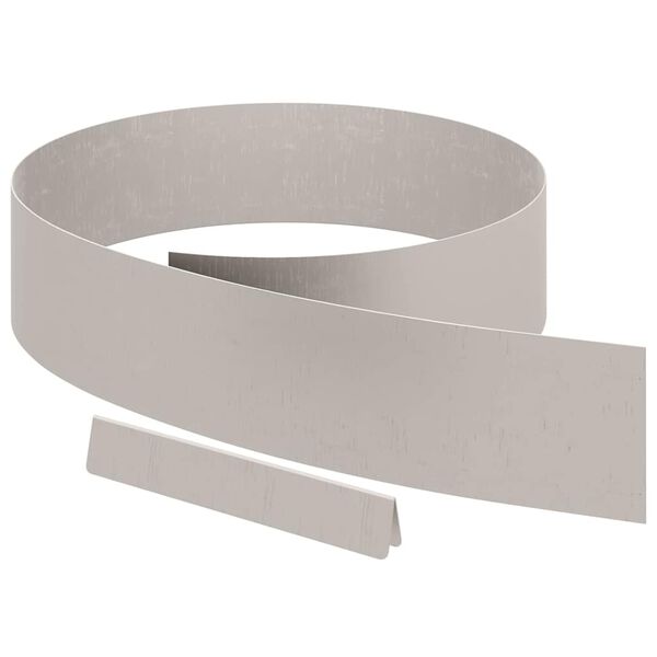 vidaXL Lawn Edging Rusty 450 x 0.05 x 15 cm Weathering Steel