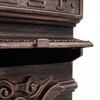 vidaXL Pillar Letterbox Bronze Cast Aluminum Medium Decorative Inlays